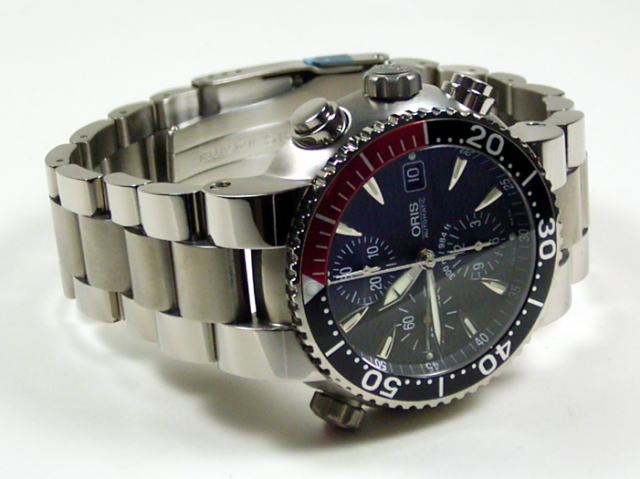 オリス TT1ダイバーチタン クロノグラフ ORIS 674 7542 71 54M