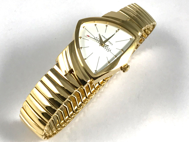 ハミルトン ベンチュラ(フレックス蛇腹ベルトモデル) H24301111 正規品　腕時計