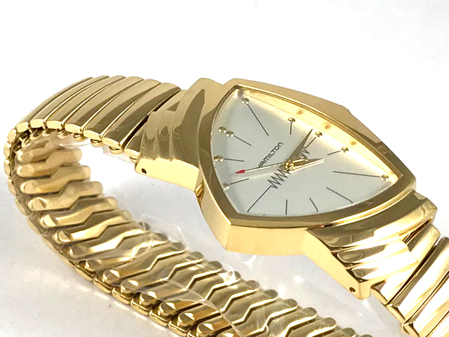 ハミルトン ベンチュラ(フレックス蛇腹ベルトモデル) H24301111 正規品　腕時計