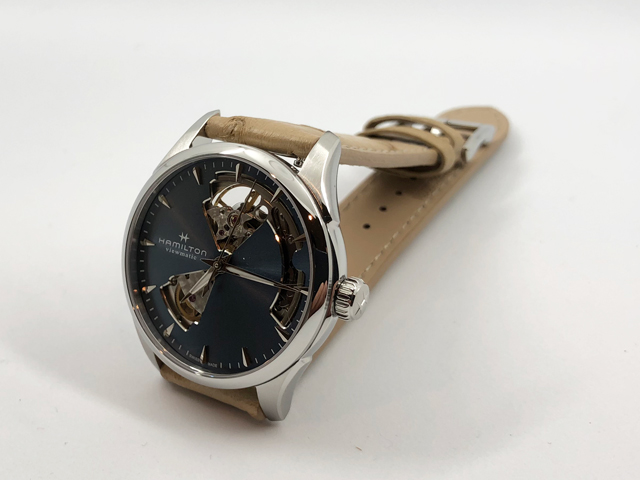 ハミルトン・ジャズマスター・オープンハート36mm(オーストリッチベルト) H32215840 正規品　腕時計