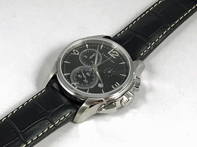 ハミルトン・ジャズマスター・クロノクオーツ H32612735正規品 腕時計