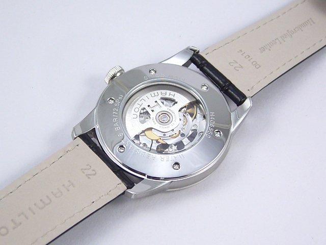 ハミルトン・レイルロード スケルトン H40655751 正規品 腕時計