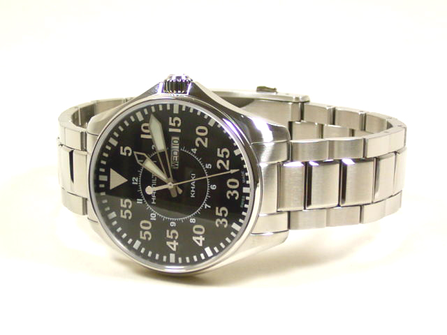 ハミルトン カーキ パイロットクオーツ42mm H64611135正規品 腕時計