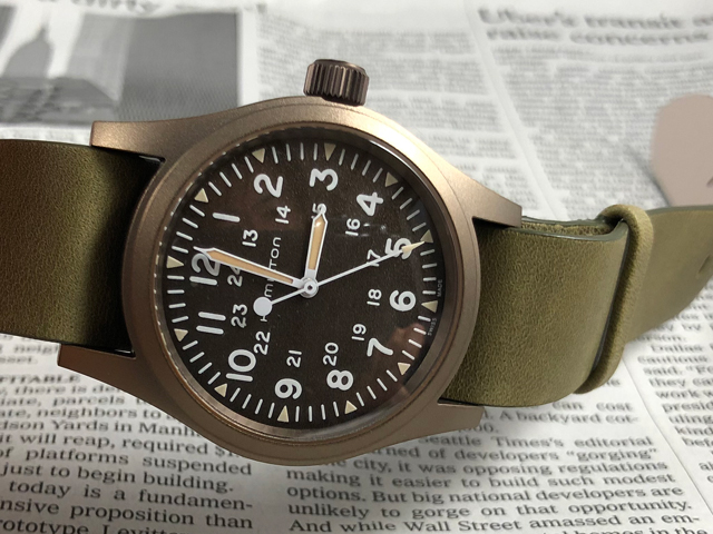 ハミルトン[HAMILTON]カーキ・フィールド・メカNATOストラップモデル H69449861 正規品　腕時計