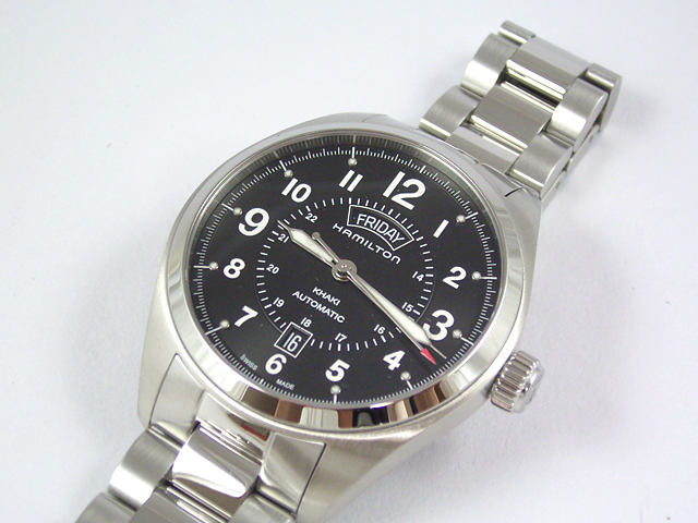 ハミルトン　カーキ・フィールド・デイデイト42mm H70505133 正規品　腕時計