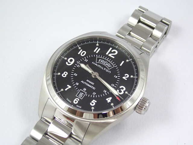 ハミルトン カーキ・フィールド・デイデイト42mm H70505133 正規品 腕時計