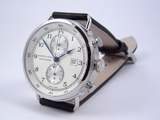 ハミルトン・カーキネイビーパイオニア オートクロノ H77706553 腕時計