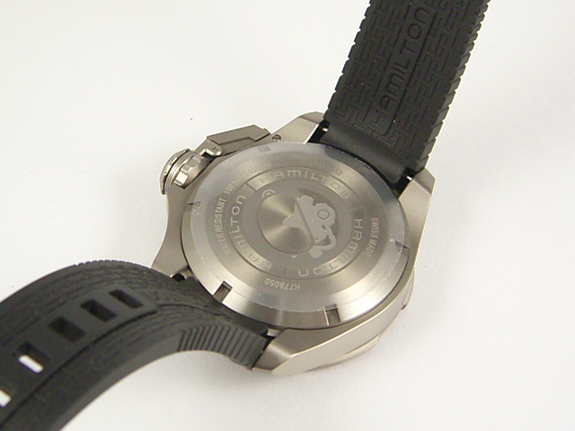ハミルトン・カーキネイビーオープンウォーター チタニウムH77805335　腕時計