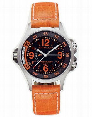 H690776113/カーキGMTエアレース用オレンジプレスカーフ21mm