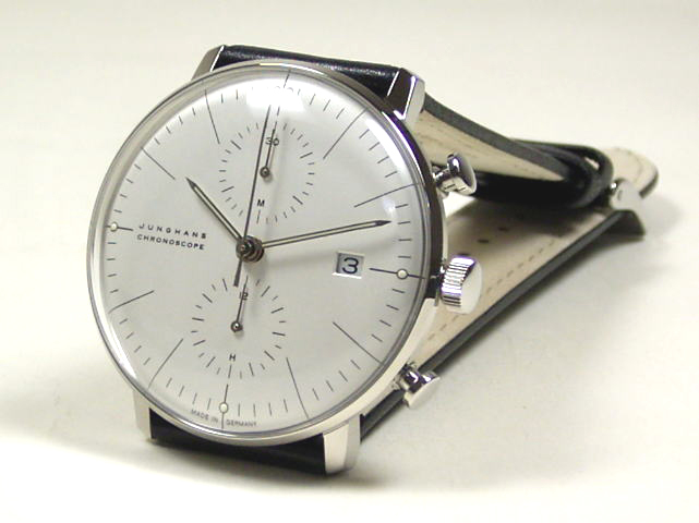 ユンハンス・マックスビル・クロノスコープ0274600正規品　腕時計