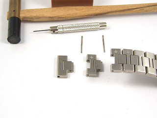 H695.325.105 ジャズマスターオートクロノ専用ステンレスベルト