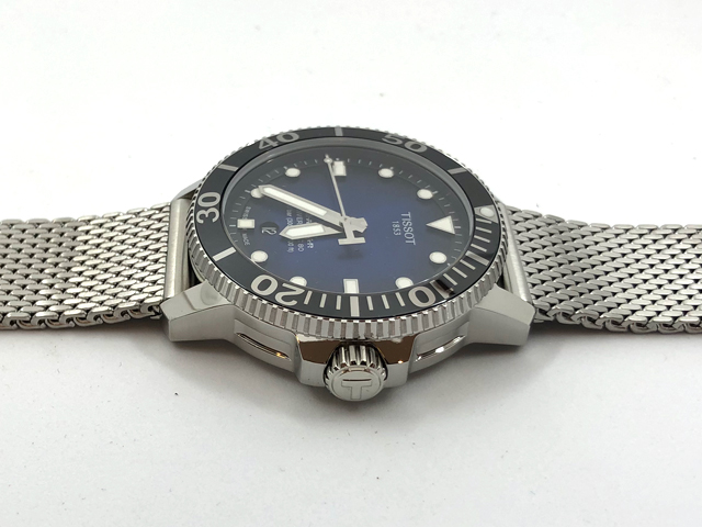 TISSOT ティソ シースター1000オートマティック(ミラネーゼブレス) T120.407.11.041.02 正規品