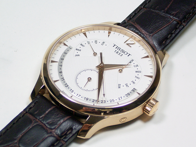 TISSOT ティソ トラディション パーペチュアルカレンダー t063.637.36 TISSOT ティソ トラディション パーペチュアルカレンダー t063.637.36