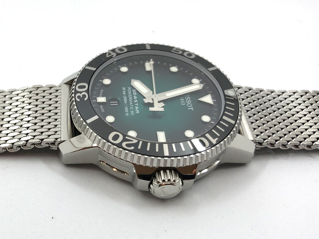 TISSOT ティソ シースター1000オートマティック(ミラネーゼブレス) T120.407.11.091.00 正規品