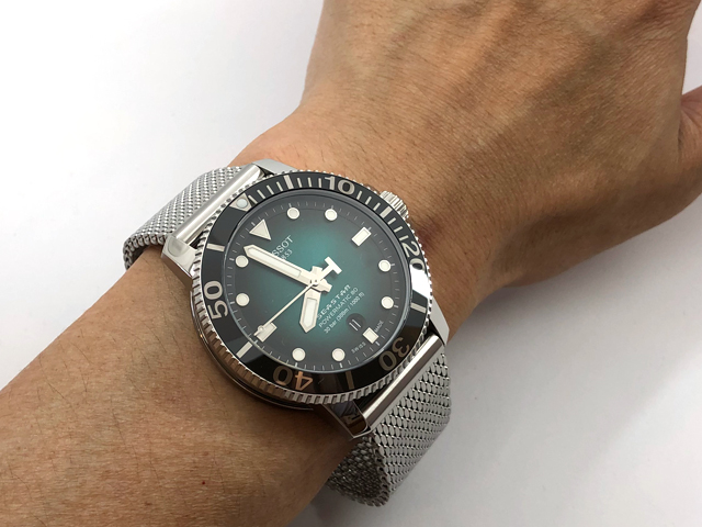 TISSOT ティソ シースター1000オートマティック(ミラネーゼブレス) T120.407.11.091.00 正規品